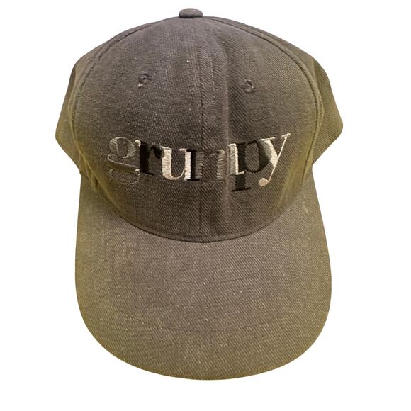 Vintage Disney Parks Mickey Inc Snow White seven 7 Dwarfs Grumpy Baseball Cap - Picture 1 of 4